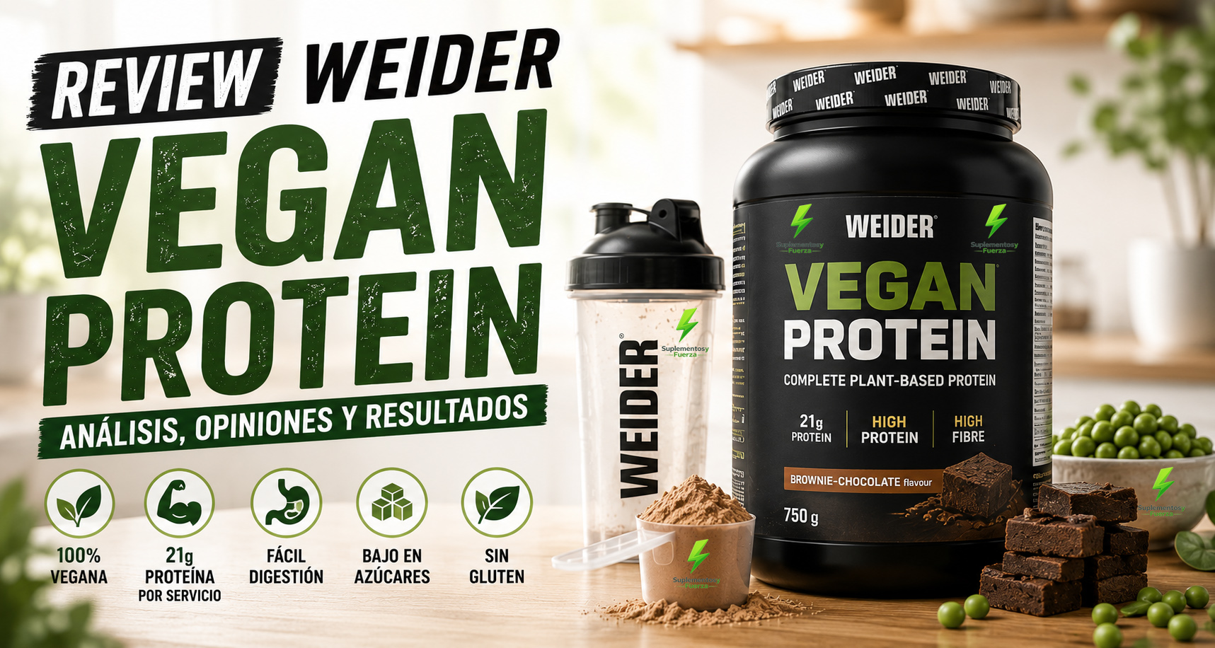 Review Weider Vegan Protein