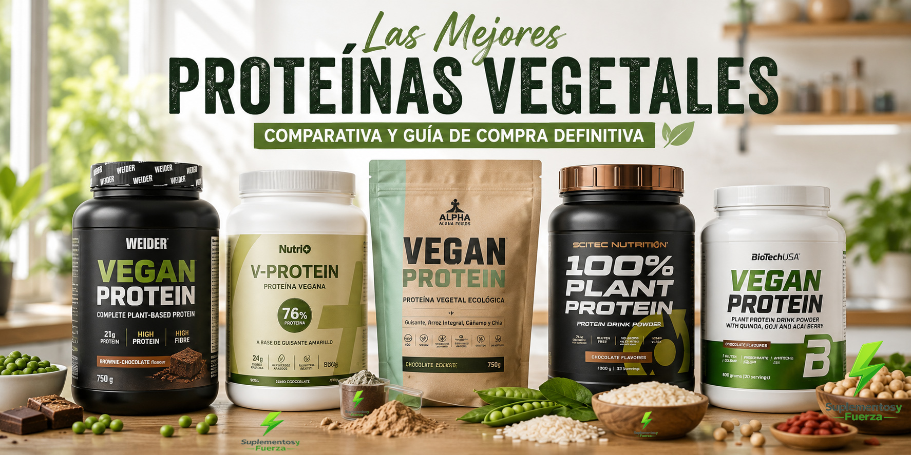Mejores Proteínas Vegetales