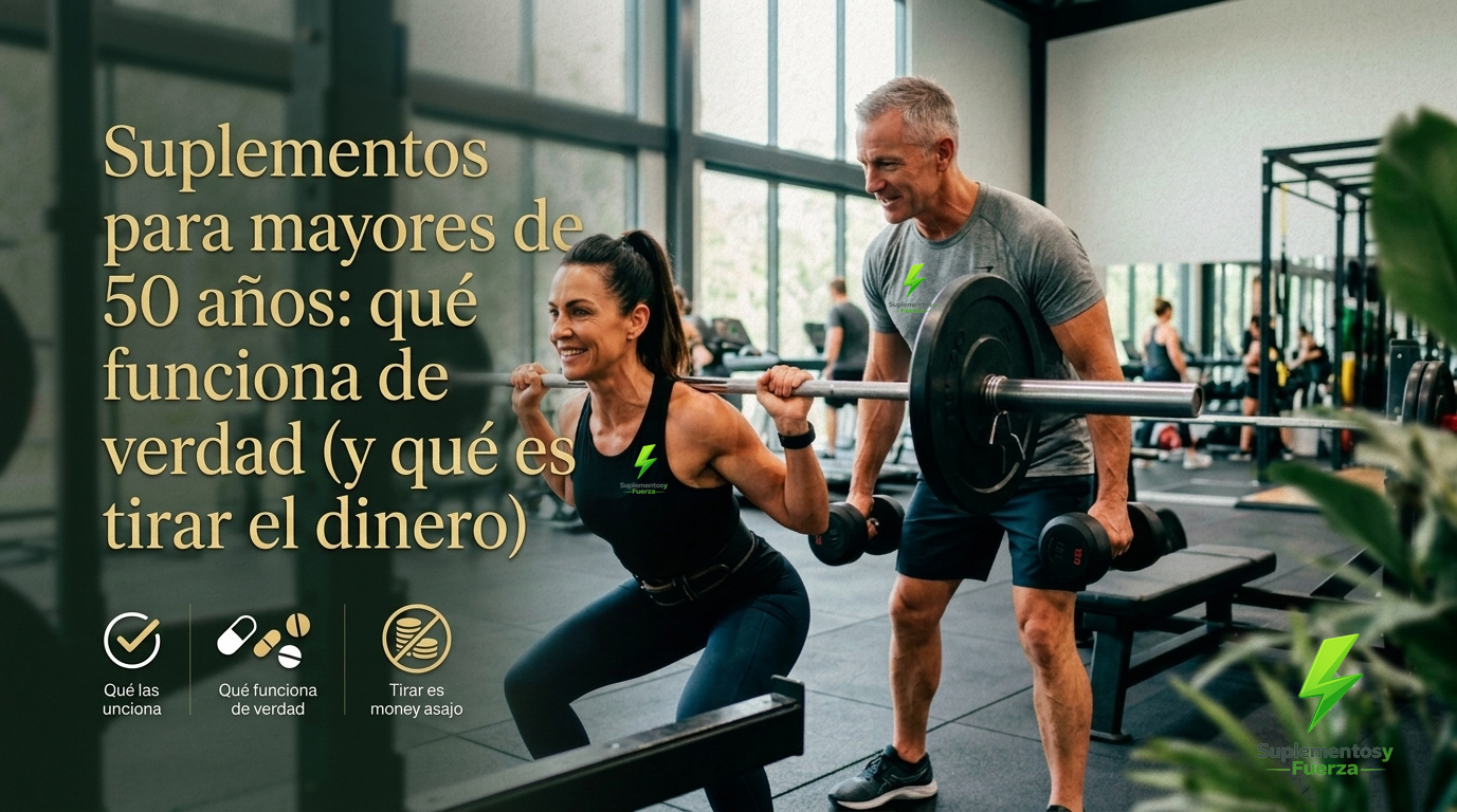 suplementos para mayores de 50 años en el gimnasio