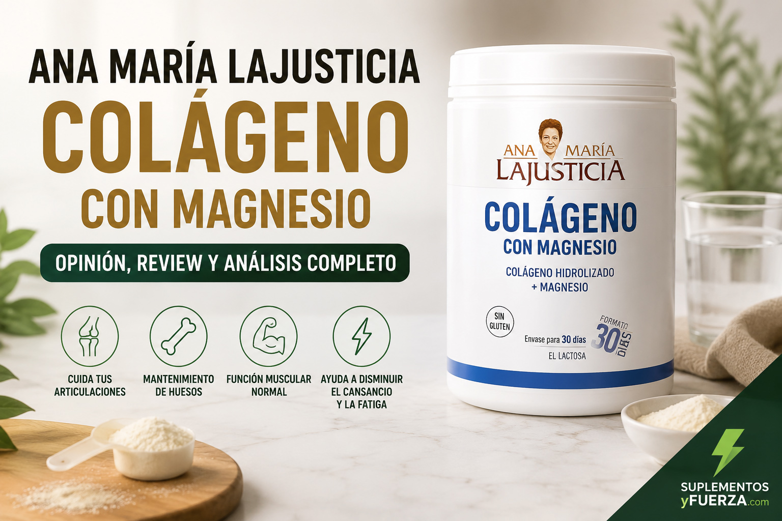 Análisis completo de colágeno con magnesio