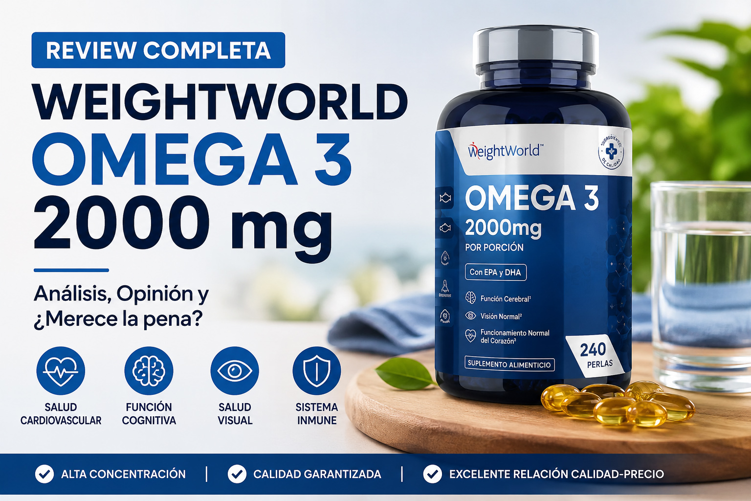 Análisis de Omega 3 WeightWorld