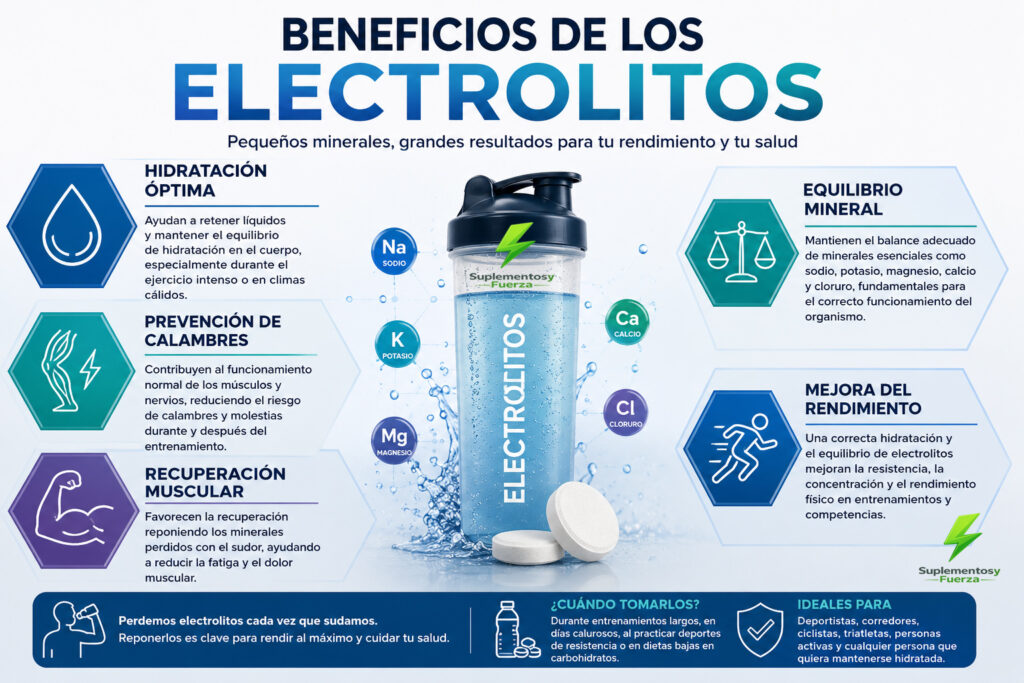Beneficios de los electrolitos para ti