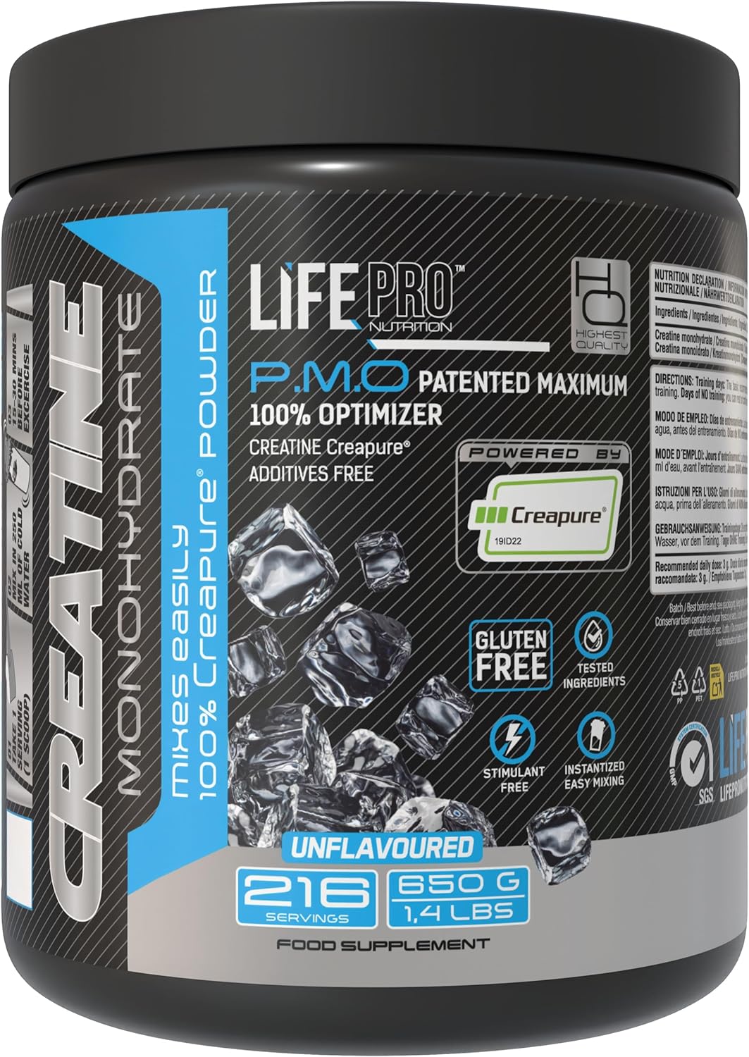 Creatina Monohidratada Creapure Life Pro