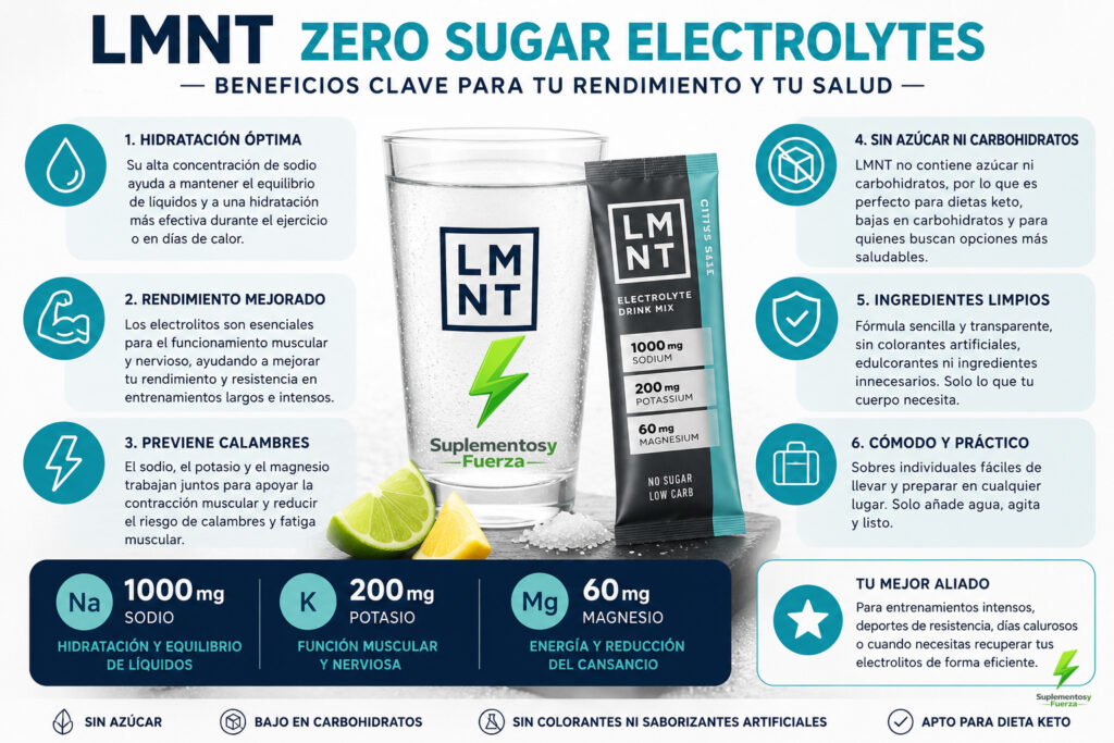 LMNT: beneficios para tu rendimiento