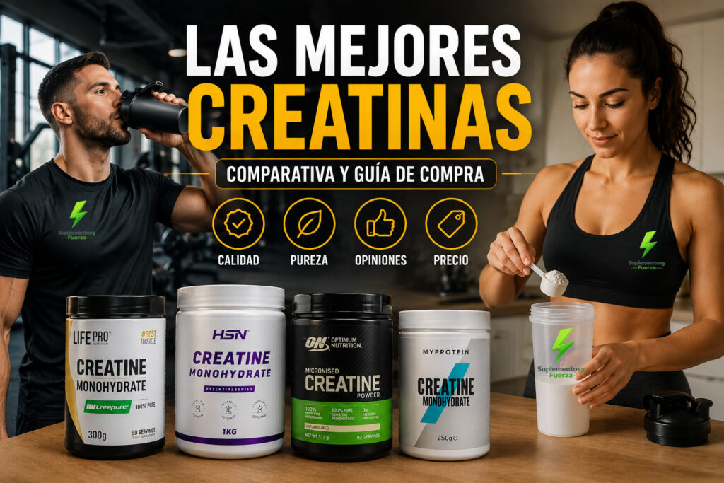 Las mejores creatinas: guía comparativa