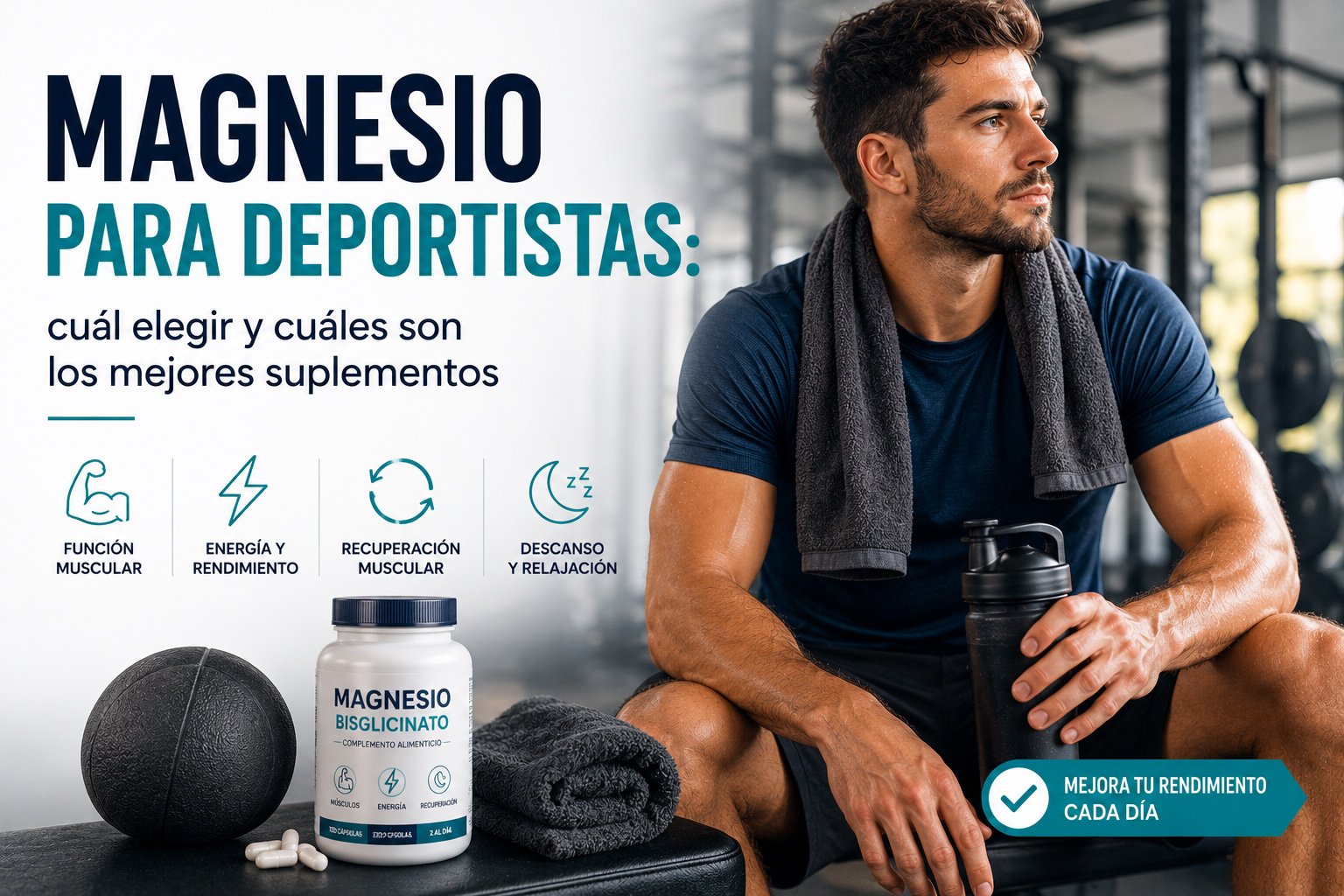 Magnesio para deportistas y rendimiento