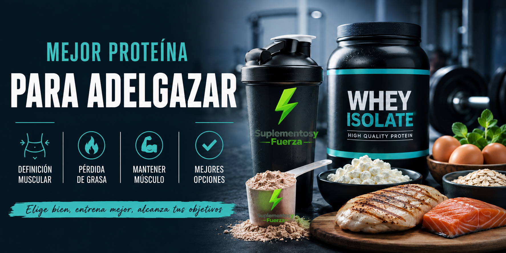 Mejor proteína para adelgazar y definir