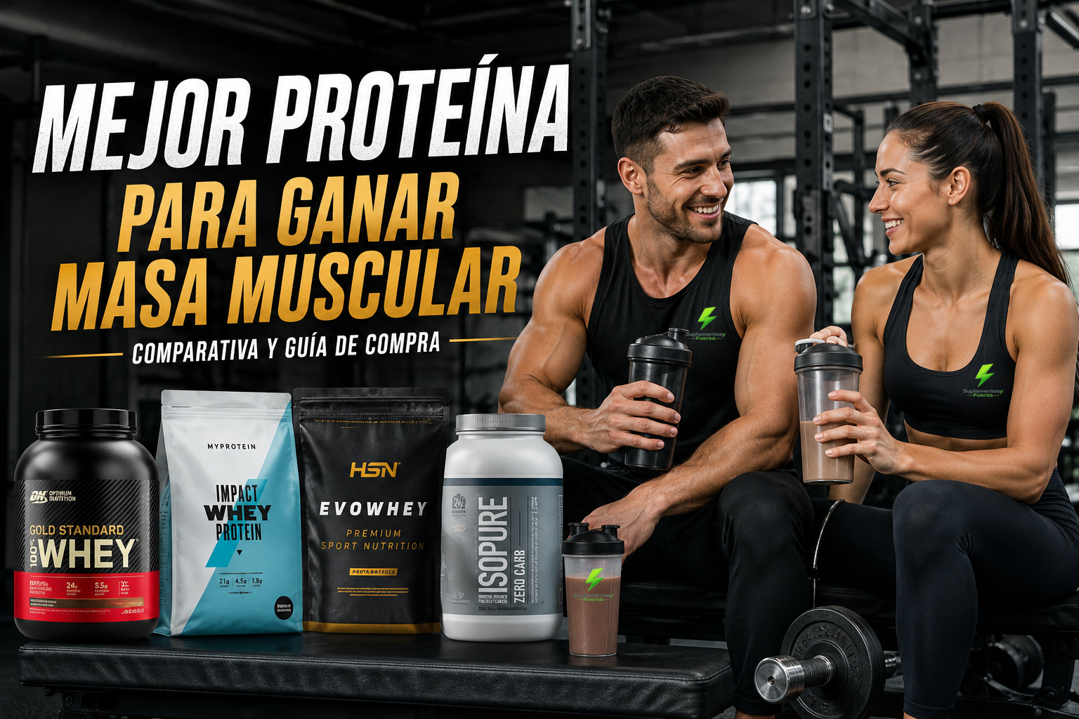 Mejor proteína para ganar masa muscular