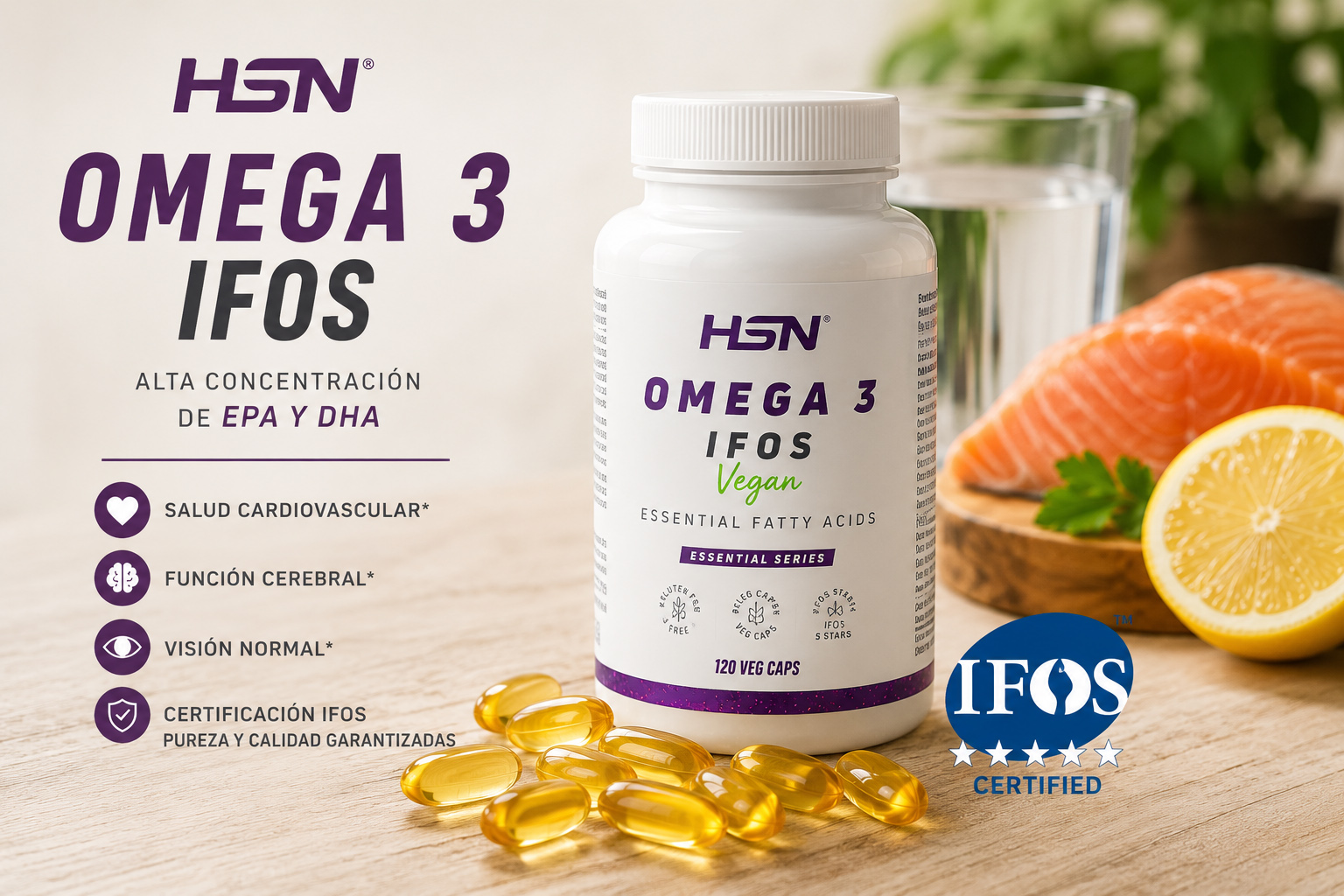 HSN Suplemento Omega 3