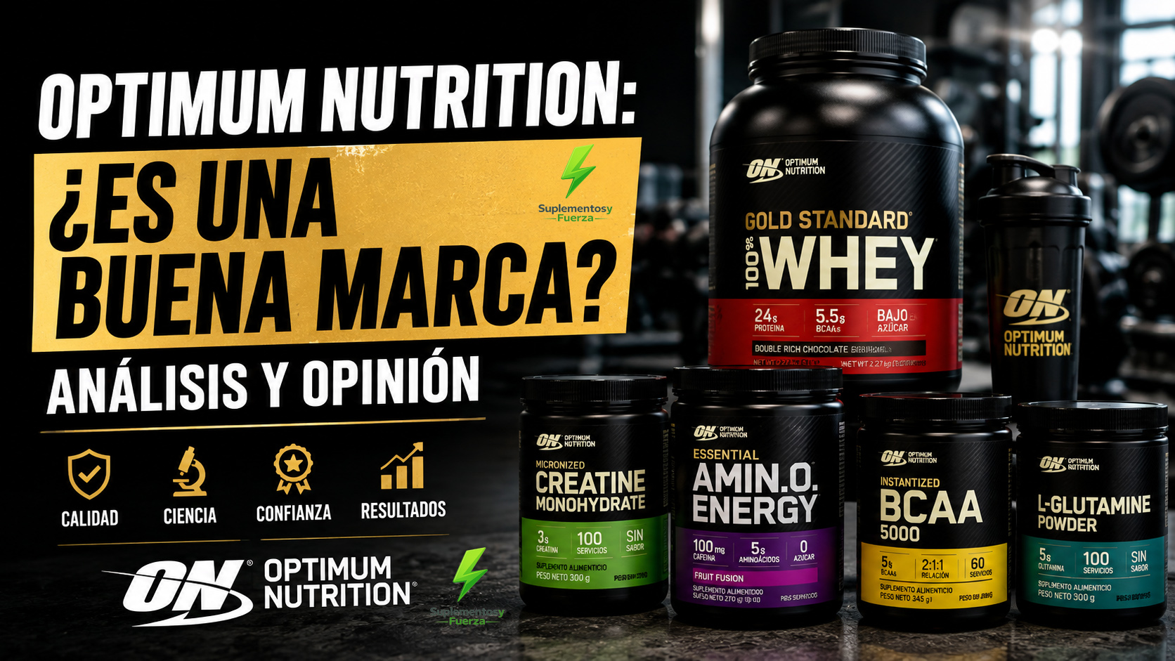 Optimum Nutrition: ¿Es una Buena Marca?