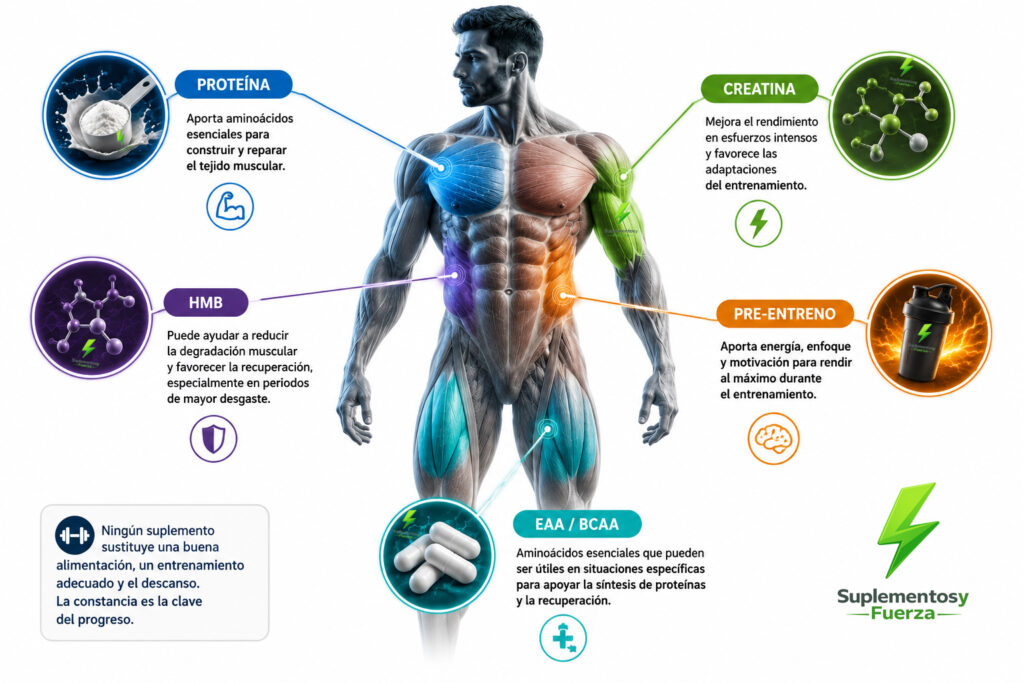 suplementos para ganar masa muscular