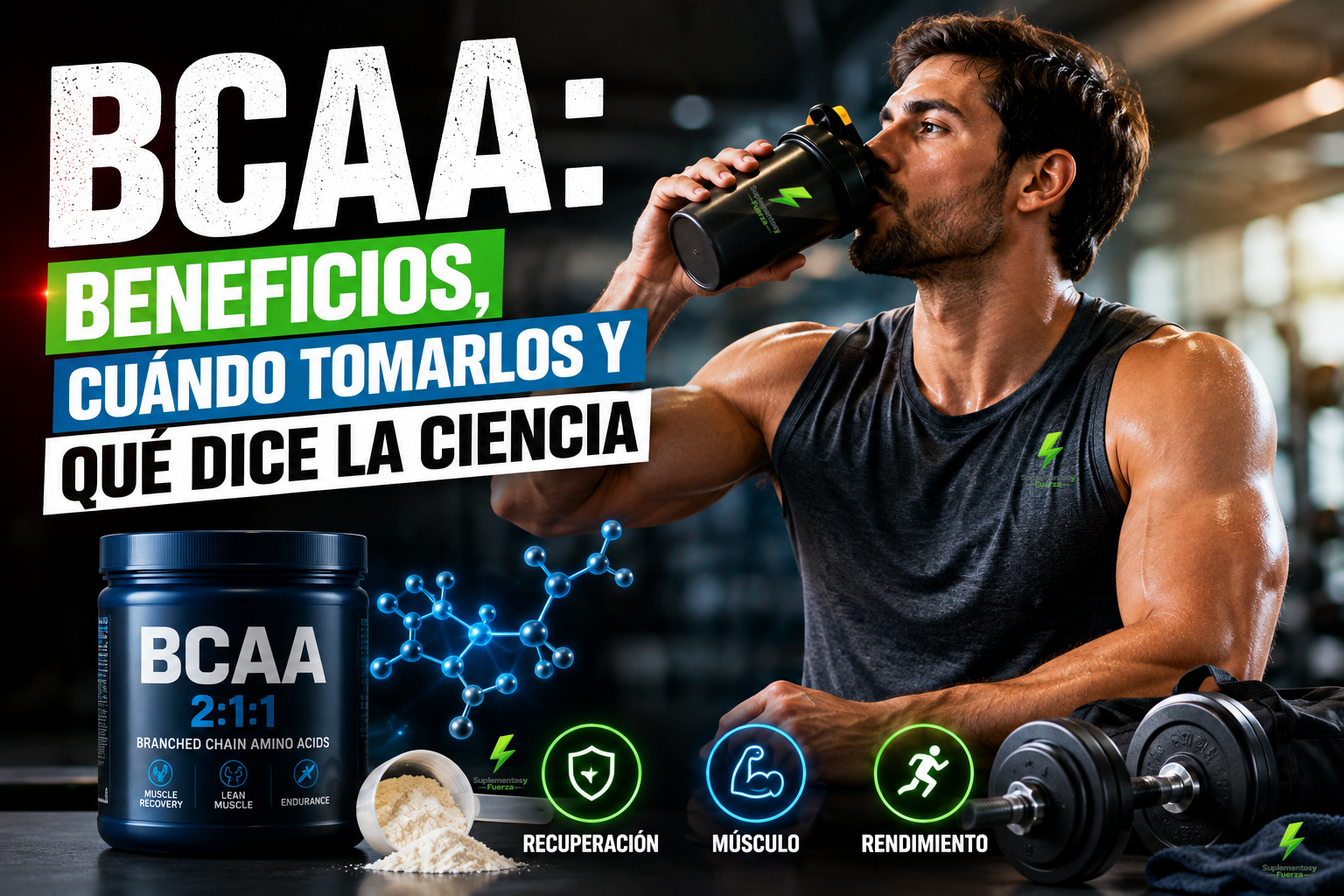 Qué son los BCAA: beneficios, cuándo tomarlos y qué dice la ciencia