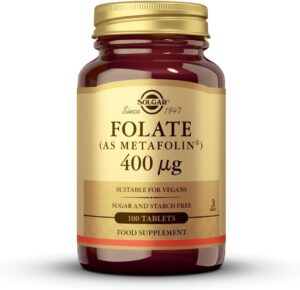 Solgar Folato (Metafolin) 400 µg